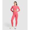 Gymshark Vital Seamless 2.0 Crop Top Coral Red Marl B1a3d Rb0z
