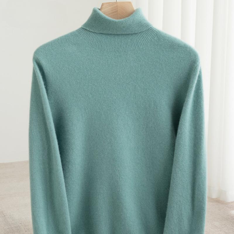 New Autumn and Winter High-lacquered Cardigan Men's Simple and Versatile Cashmere Knitted Base Shirt Broadband Warm Sweater Men