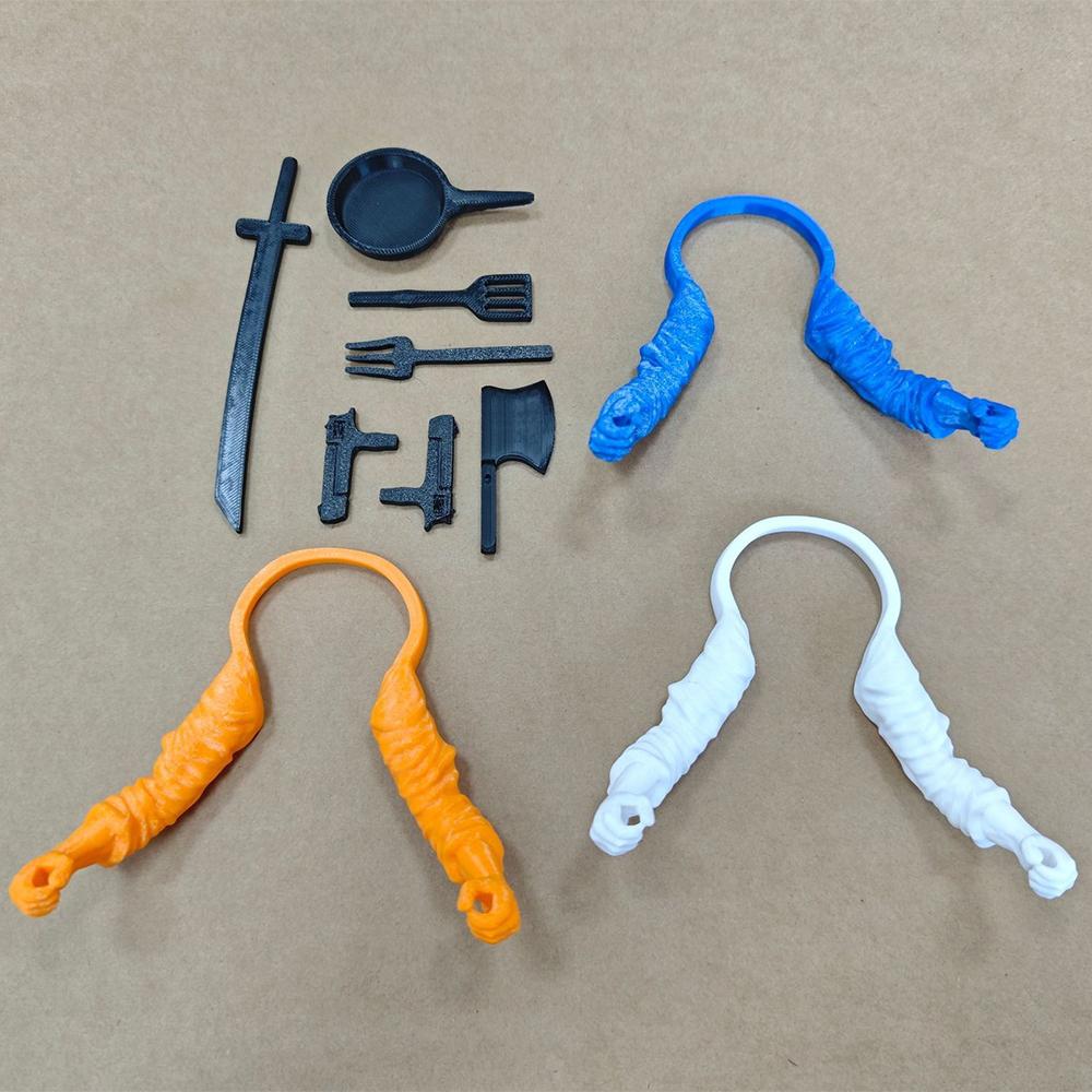 3 Set Unique Funny 3D Printed Chicken Arm To Put On Chickens