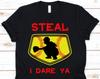 Steal I Dare Ya, Softball Catcher Shirt, Funny Gift For Softball Players, Baseball Lover Tshirt, Softball Team Tshirt, Baseball Shirt