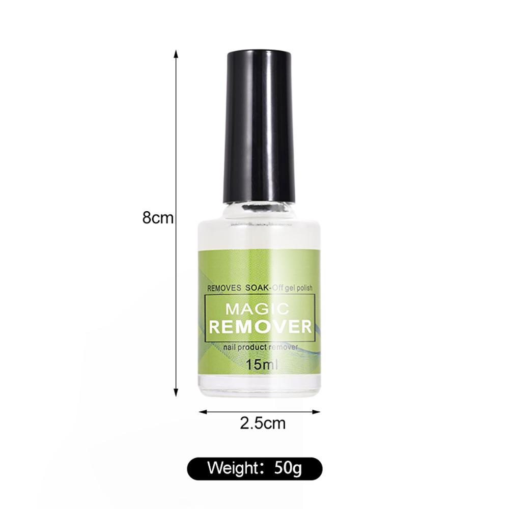 15ml Magic Gel Soak-Off Nail Polish Remover - Gentle & Non-Damaging to Nails
