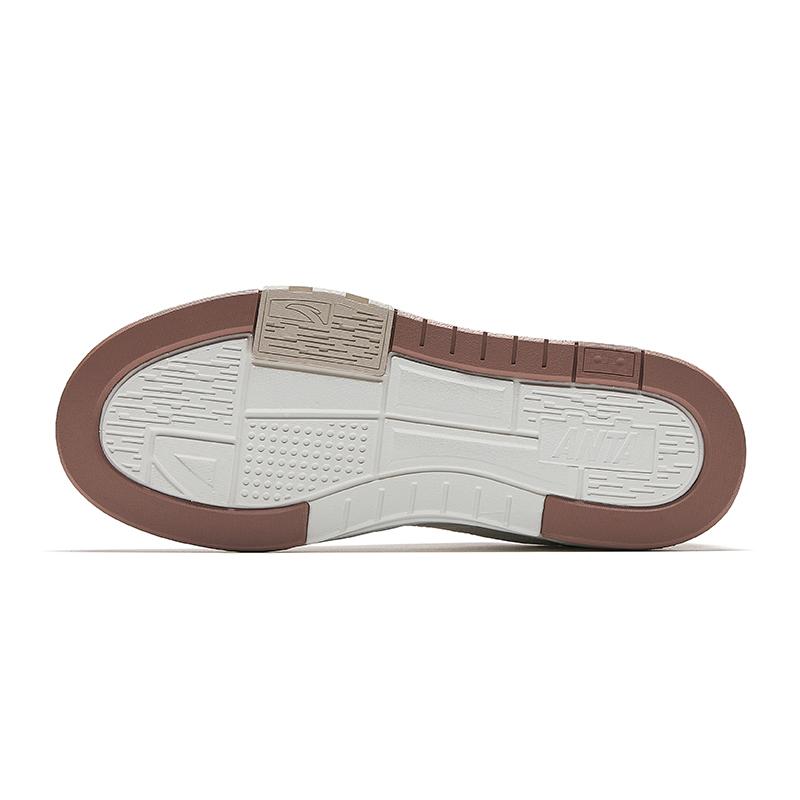 Anta Street Wan LT3 Comfortable Simple Non-Slip Wear-Resistant Low-Top Skate Shoes Women Sneaker Brown 122538051-9