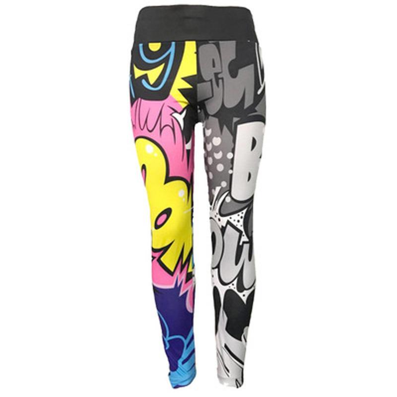 Full Printed Workout Yoga Pants 