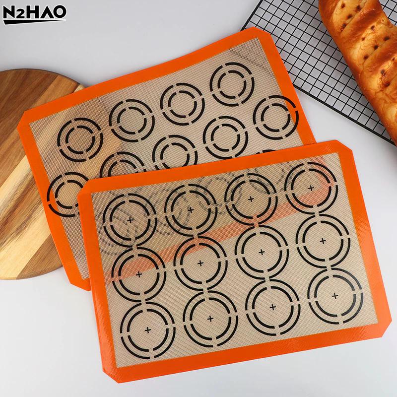 1Pc Silicone Baking Mats For Oven Thickened Reusable Non Stick Heat Resistant Bakeware Sheets Liner For Cookies Macaron Bread