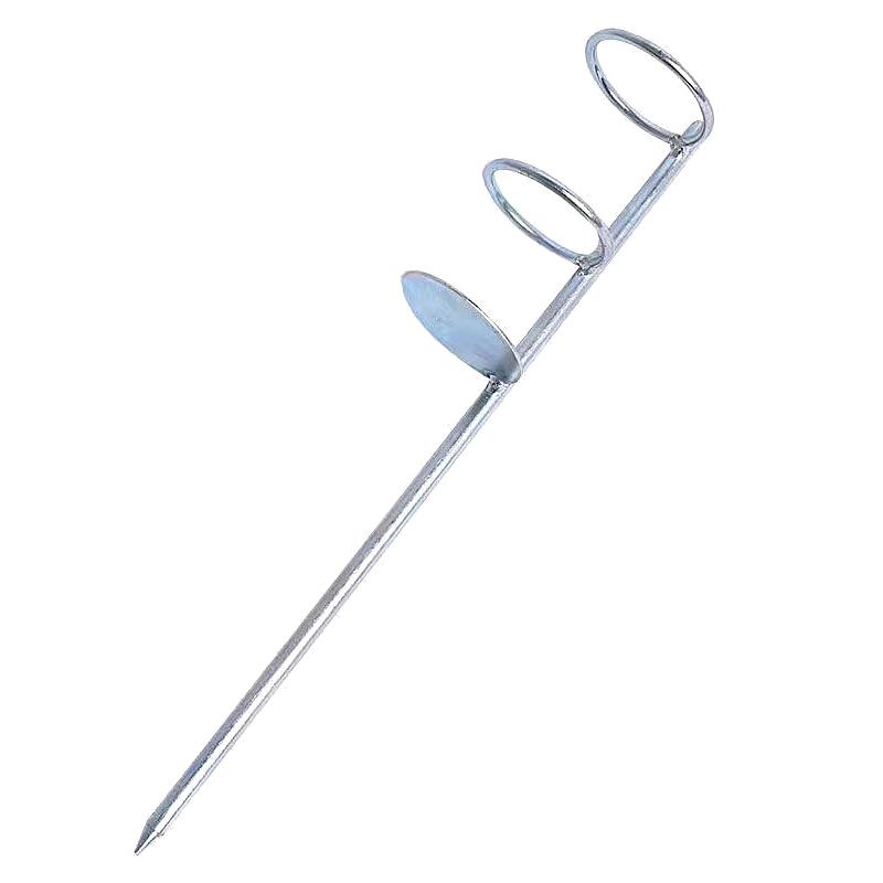30//37/47cm Doppelringe Einzelgabel Angelrutenhalter Uferangelplatz Rutenhalter Angelwerkzeuge Für Draußen