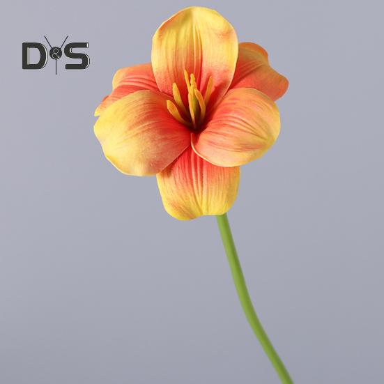 Ramo de Tulipanes Simulados Tacto Realista Pétalos de PU Vitalidad Desvanecida Tallos Flexibles Sin Mantenimiento Tulipanes Falsos Decoración para el Hogar