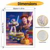 Disney Digital Oil Painting Art Kit Toy Story Space Cowboy Alien Handmade Coloring Painting Home Decor
