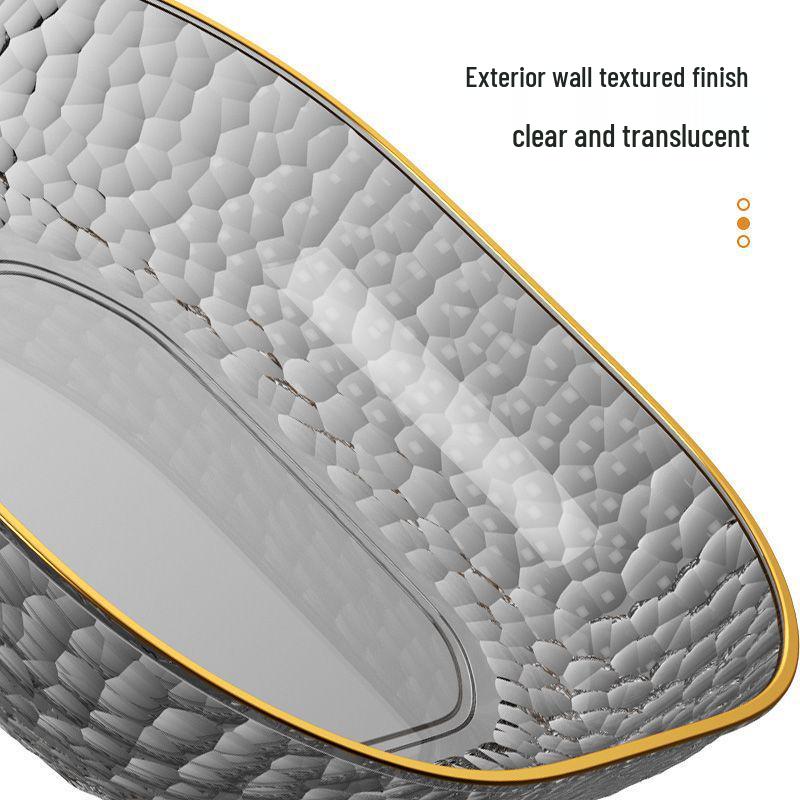 High-Quality Transparent Minimalist Coffee Table Bone Plate