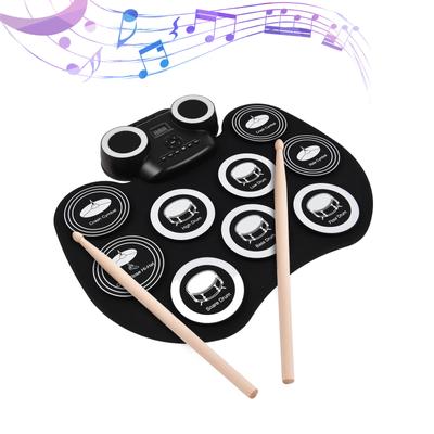Tambur electronic portabil roll-up Tobe digitală din silicon Tobă digitală stereo portabilă cu