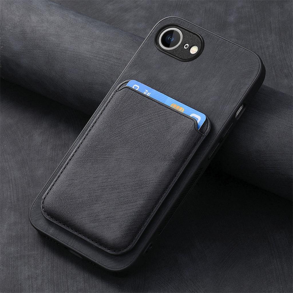 For Magsafe Leather Case for Iphone 16E 16e SE4 Magnetic Wallet Card Pocket Cover for Iphone 16E 16 Pro Max 14 15 Plus 13 12 11