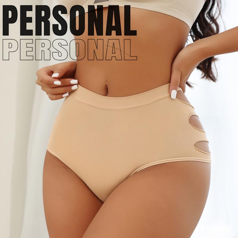 Women's High-waisted Triangle Briefs Tummy Control and Hip Lifting Women's Underwear Plus Size Yoga Panties