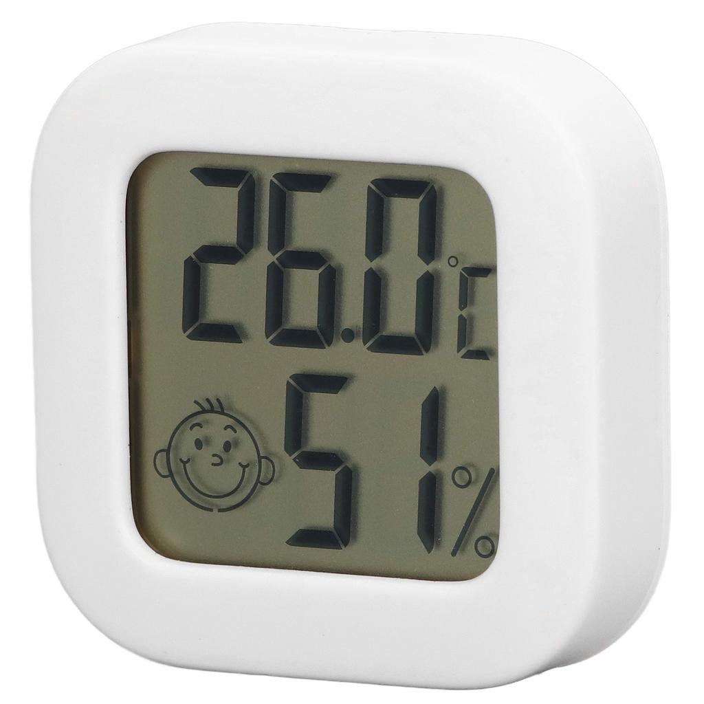 Thermometer Hygrometer Temperaturmesser LCD Digitalanzeige mit eingebauter Batterie