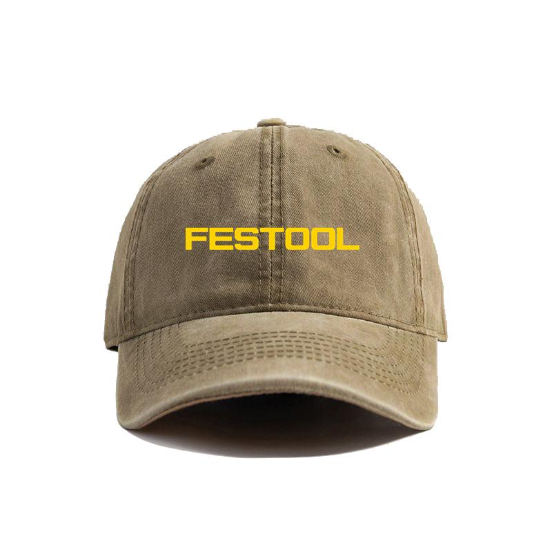 Festool Baseball Cap Distressed Hats Cap Unisex Retro Outdoor Summer Adjustable Hat MZ-135