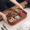 Naijiang New Chinese Style Solid Wood Covered Snack Tray