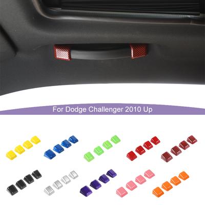 ABS Dach Griff Dekoration Abdeckung Aufkleber Fit Für Dodge Challenger 2010 Up Auto Ornament Innen Zubehör