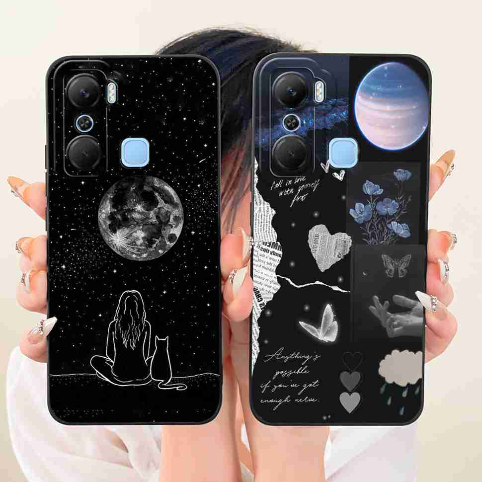 For Infinix Hot 12 Pro X668C Case Silicone Back Cover Full Protection For Infinix Hot 12Pro 6.6" Popular Patterns Phone Casing