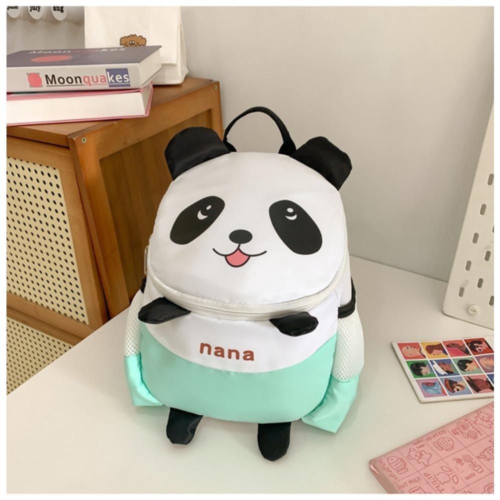 Kindergarten admission 1 year old 2 years old 3 years old 4 years old nursery class small book bag cute super cute red panda anti-lost small backpack
