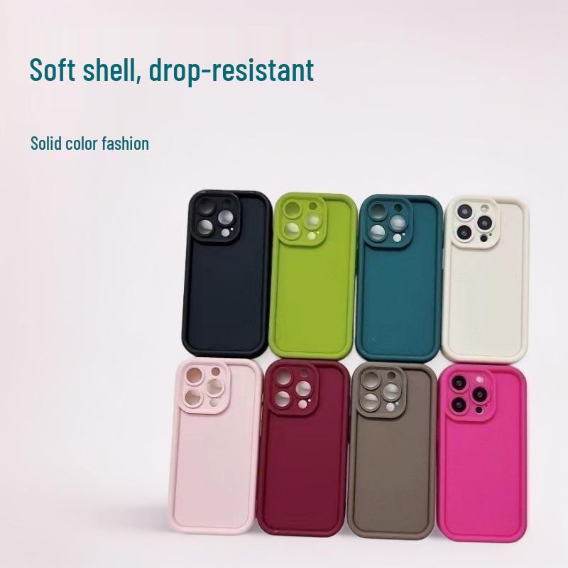 Gold Steel Sand Solid Color Phone Case for Apple iPhone 17/16/15/14/13 Pro Max