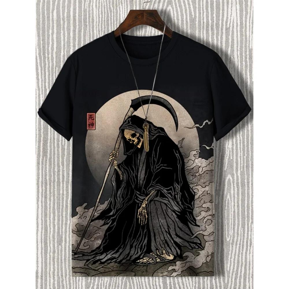 Cool Men's T-shirt 3D Printed Short Sleeve T-shirt Retro Street Wear Breathable T-shirt Casual Fashion New Summer Comfort Short Sleeve Tshirt