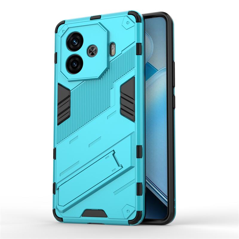 Telefonhållare Skal För Vivo iQOO Z9 Turbo Plus Skal Armor Fullt Baksidsskydd Vivo iQOO Z9Turbo Plus Skal För Vivo iQOO Z9 Turbo Plus