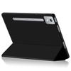 For Lenovo Xiaoxin Pad Pro 12.7 inch Case PU Leather TPU Back Trifold Stand Tablet Cover