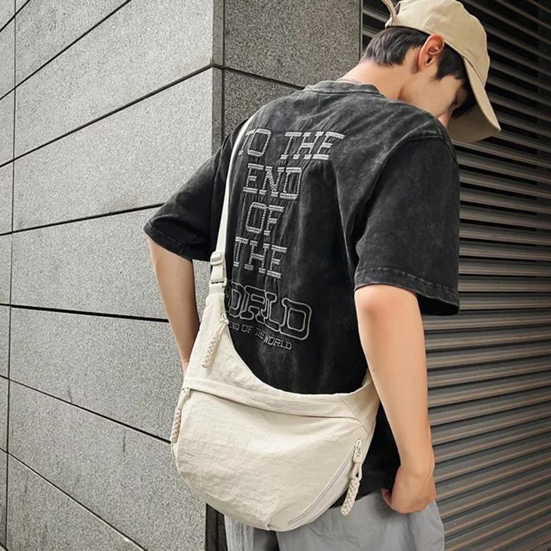 Borsa a Spalla in Tessuto Morbido alla Moda da Donna Tinta Unita Stile Casual da Studente Borse Grandi Borse a Tracolla per Donna Borsa Hobo da Spalla