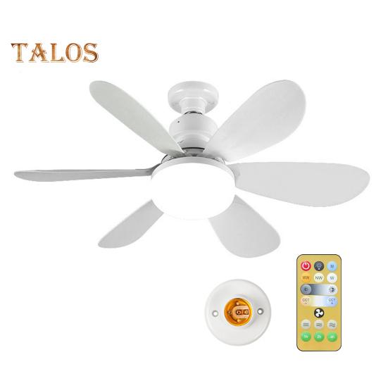 

Потолочный вентилятор 2-в-1 с подсветкой, пульт дистанционного управления E27, базовая функция памяти, регулируемая яркость, 3 скорости, современный стиль, потолочный вентилятор для спальни, светильник A