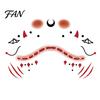Scary Makeup Kits for Adults Halloween Face Tattoo Stickers, Waterproof Decals Party, Facial Stickers Temporary Wound Scar Body Art Kids Cosmetic