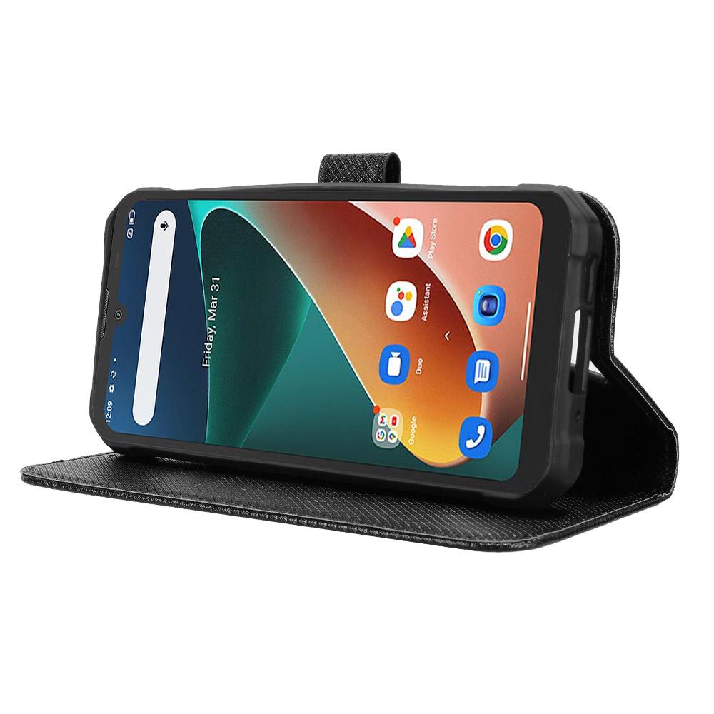 For Blackview BV5300 Pro/Blackview BV5300 Plus/Oscal S70/Oscal S70 Pro/Blackview BV5300 Leather Wallet Case with Strap Diamond Texture Phone Cover