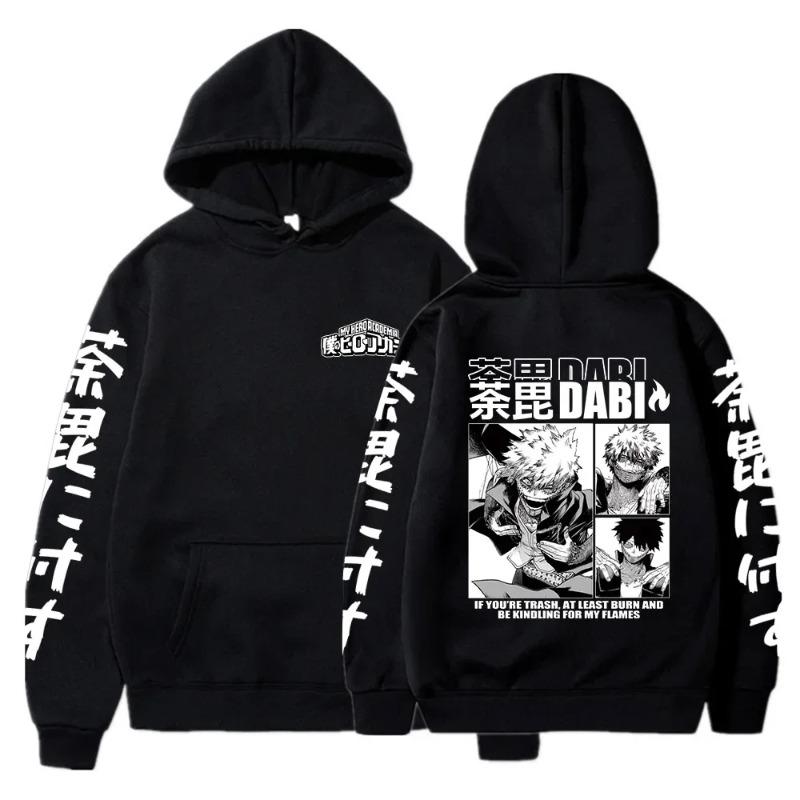 Hoodie pentru Bărbați cu Glugă și Grafică Imprimată Anime Japonez My Hero Academia Hanorac de Toamnă din Fleece cu Mânecă Lungă Casual pentru Bărbați