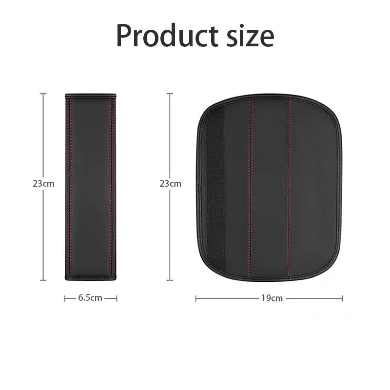 1pcs Leather car seat belt shoulder cover decompression suitable for BMW Mini Cooper Countryman Clubman JCW R56 R55 F55 R50 R53