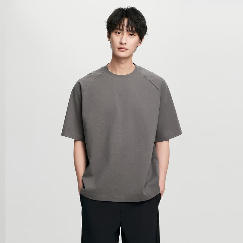 Men s Pure Cotton Raglan Short Sleeve T-Shirt S