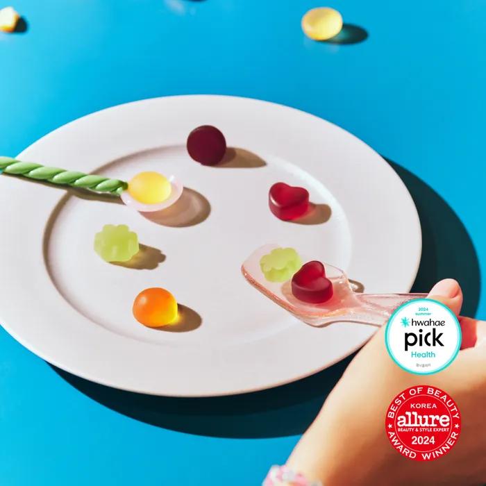 

[Оберіть 1 з 5]_Жувальна цукерка для краси 1 упаковка (30 гумок) Peach Peach Collagen Gummy