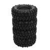 4PCS RC Wheel Tires Rubber Tyre Replacement for Climbing Vehicle Off Road Car 96MM Diameter