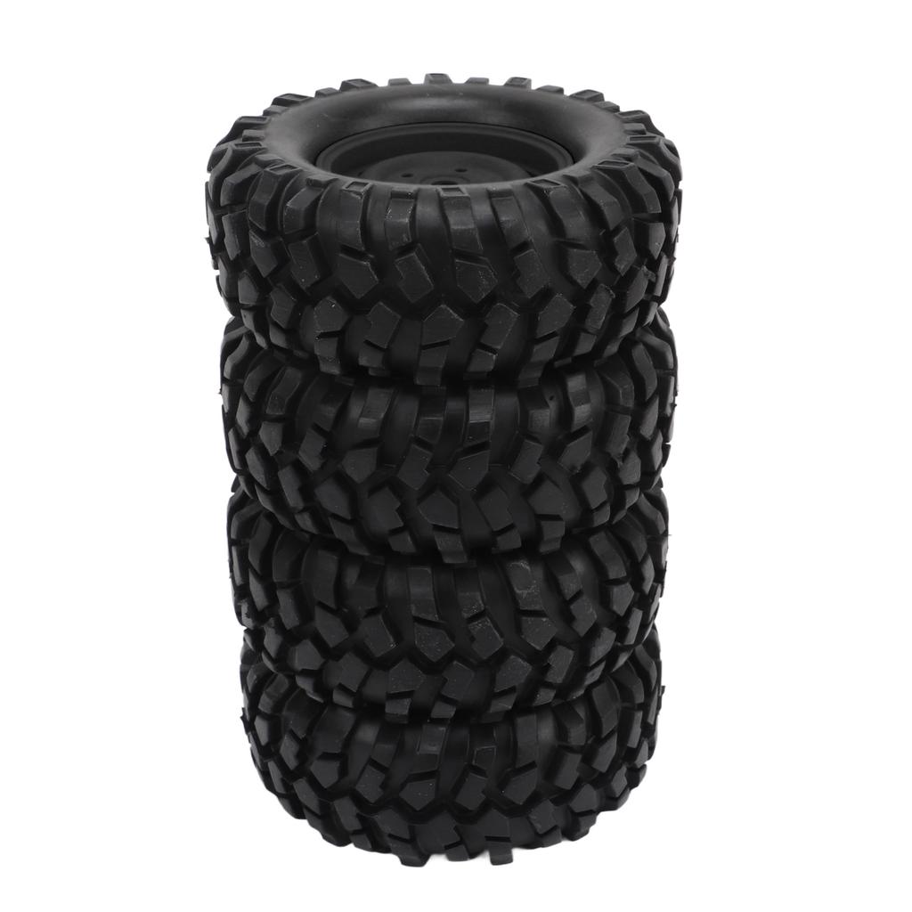 4PCS RC Wheel Tires Rubber Tyre Replacement for Climbing Vehicle Off Road Car 96MM Diameter