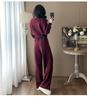 2025 Women's Casual Sports Commuting Suit – Autumn/Winter Sweatshirt & Wide-Leg Pants Fashion Two-Piece Set