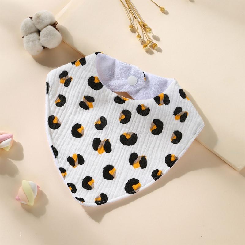 Absorbent & Waterproof Infant Bibs Stylish & Practical Bibs Cotton Burp Cloth Comfortable Perfect for Feeding & Teething
