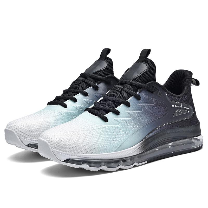 Herren Flyknit Mesh Laufschuhe mit Luftpolsterung & weicher Sohle - Lässig, leicht, trendiges Sommer-Schuhwerk für Marathon & sportliche Aktivitäten.