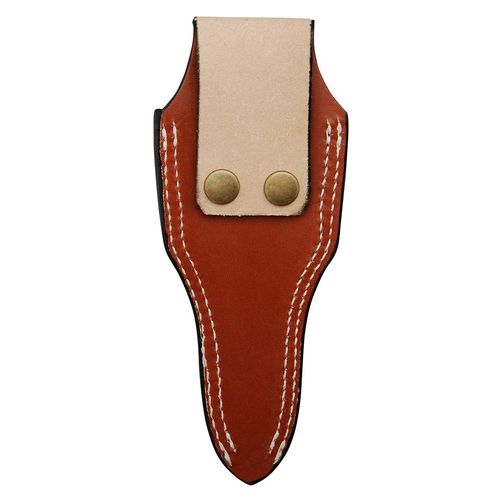 Mikikajiya Village Genuine Leather Case for Bud TS165 Scissors, Brown,