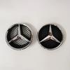 MGS2 For Mercedes Benz 3D Car Grill Emblem Star Badge Front Grill Logo W204 W205 W213 X253 A B C E S CLA GLB GLC GLE GLS Accessories1