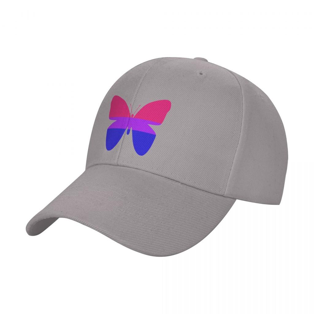 Bisexual Pride Butterfly Baseball Cap Trucker Hat Snapback Cap Wild Ball Hat Golf Hat Man Caps Women Men's