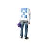 Off-White Marker Over Crewneck White/Blue Men Tops OMBA035E20FLE0020145
