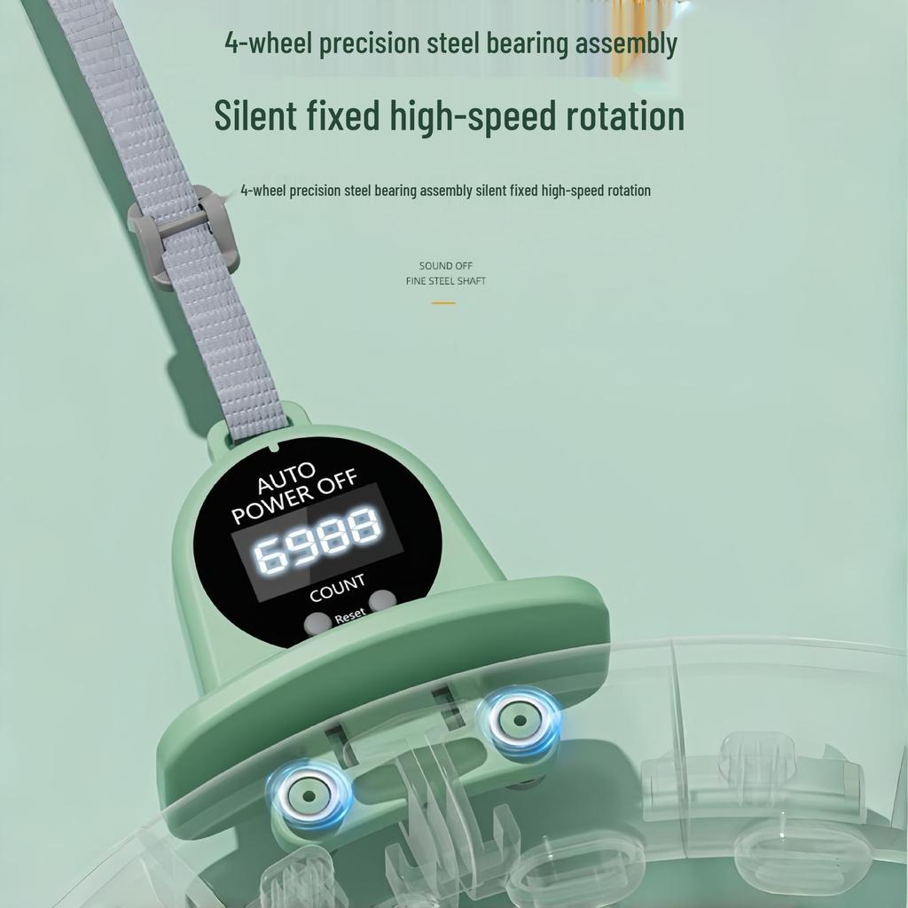 Inteligentne liczenie Hula Hoop: Damski Cichy, Odpinany, Nieopadający Design do Redukcji Tkanki Tłuszczowej na Brzuchu