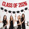New Graduation Season Banner Diploma Cap Letter Hanging Garland Background Decor Party Supplies