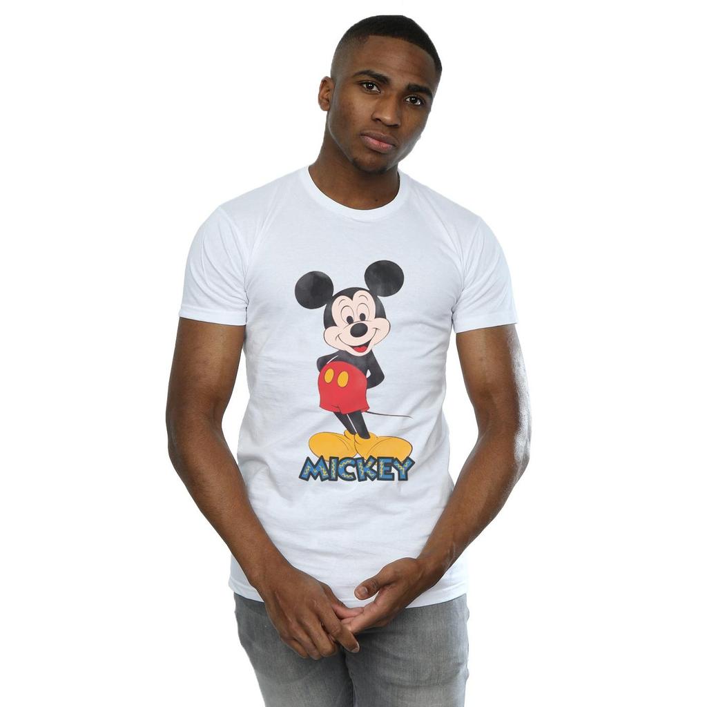 Disney Mens Mickey Mouse Retro Pose T-Shirt