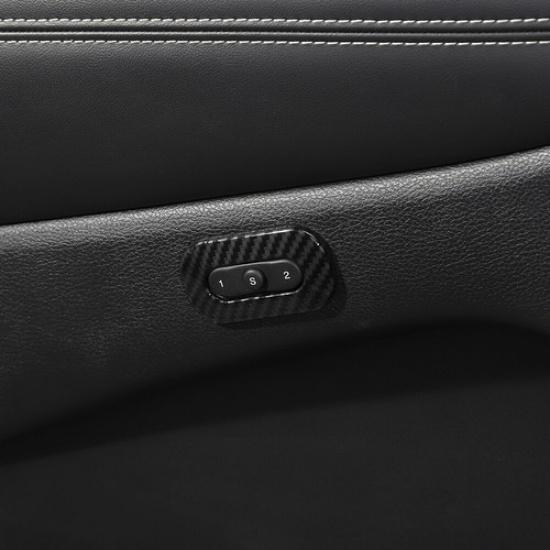 Memory Seat Switch Button Trim Cover for Grand Cherokee 2011- Carbon Fiber