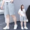 Women's High-waisted Sports Shorts Are Loose and Slimming Summer Straight-leg Pants Are Comfortable and Casual. Five-inch Pants