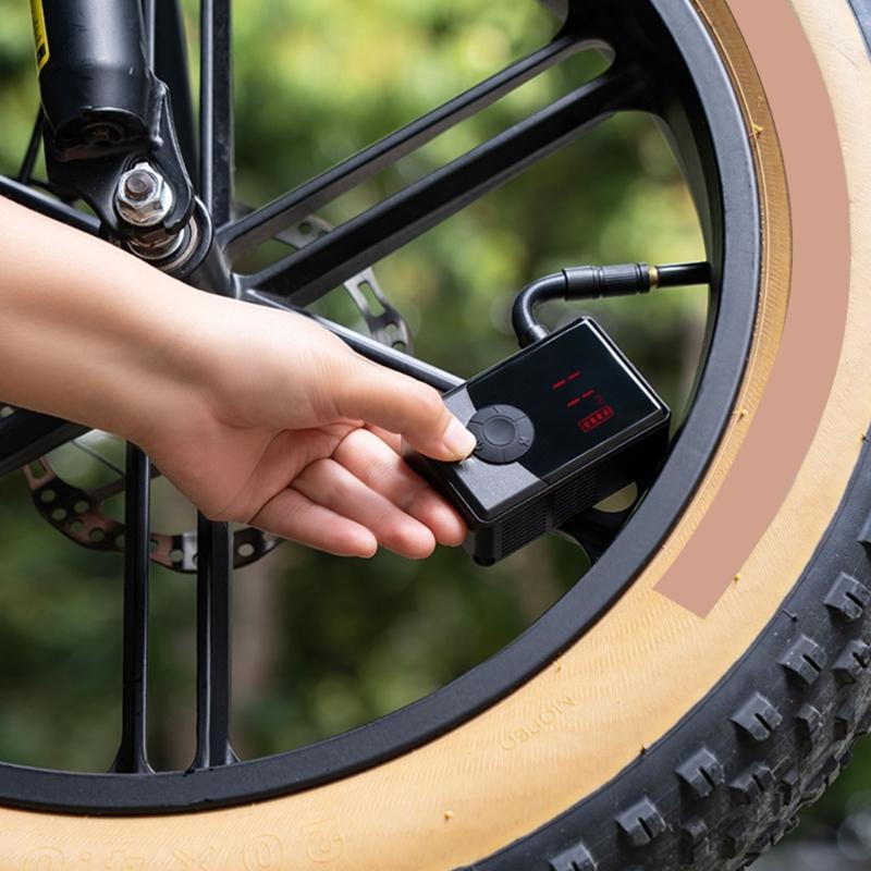 Compacts Digital Cycle Tire Inflator with Smarted Auto Stops Digital Pressure Monitor for Motor Sports Accessories