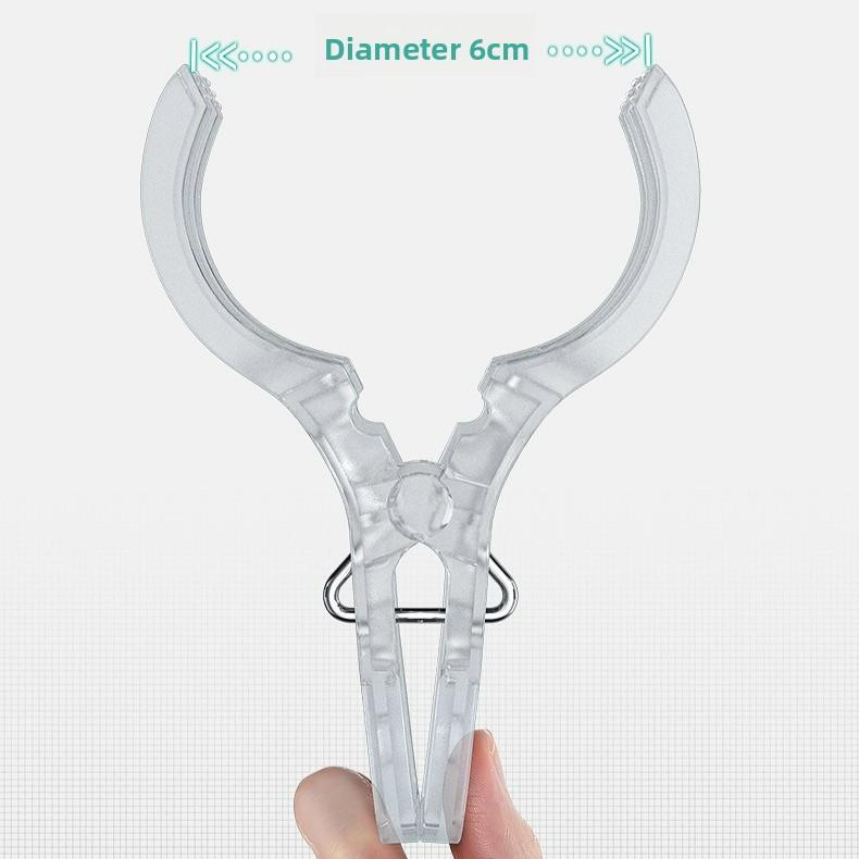 5Pcs/set Household large clothes clip, quilt clip, windproof clip, multi-functional fixed plastic clothes clip, large quilt drying clip