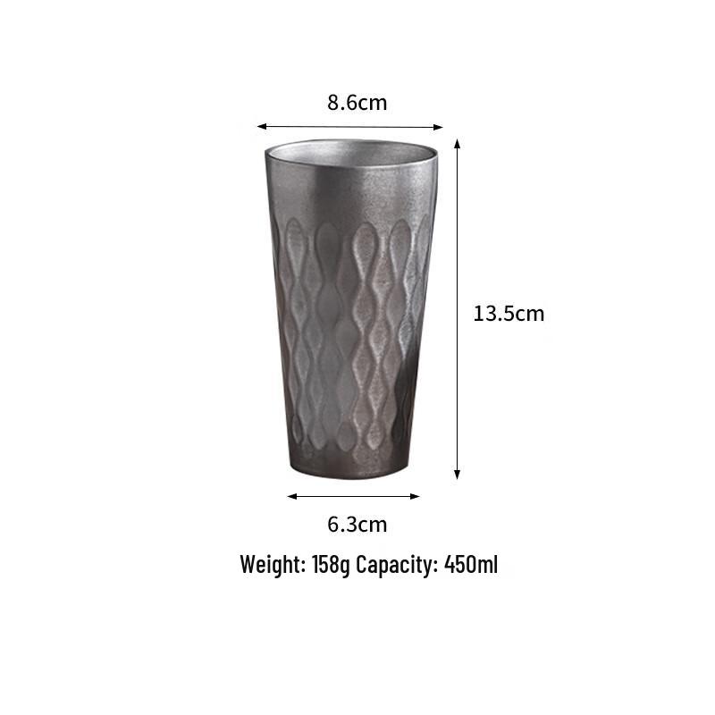 Utool 550ML Retro Stainless Steel Beer & Beverage Cup